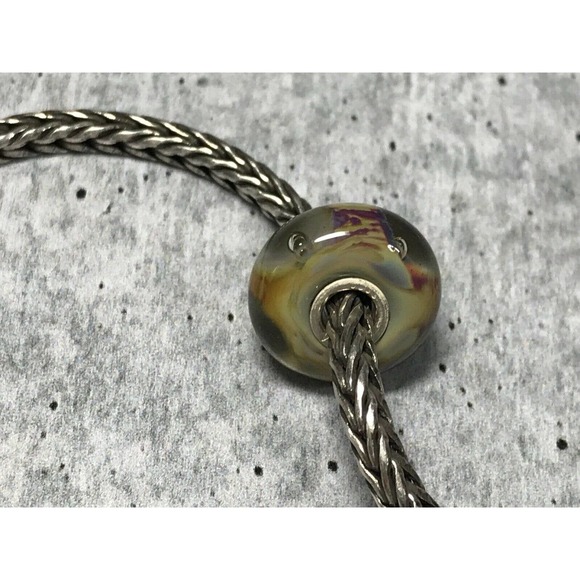 Trollbeads Glass Troll Bead ~ DEEP BUBBLES ~ Retired 2012 - Picture 2 of 4